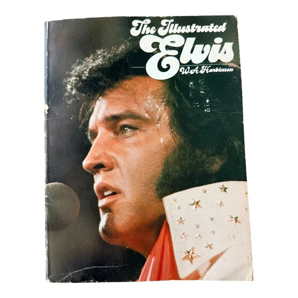 The Illustrated Elvis W.A. Harbinson Vintage Paperback Photo Biography Book 1976